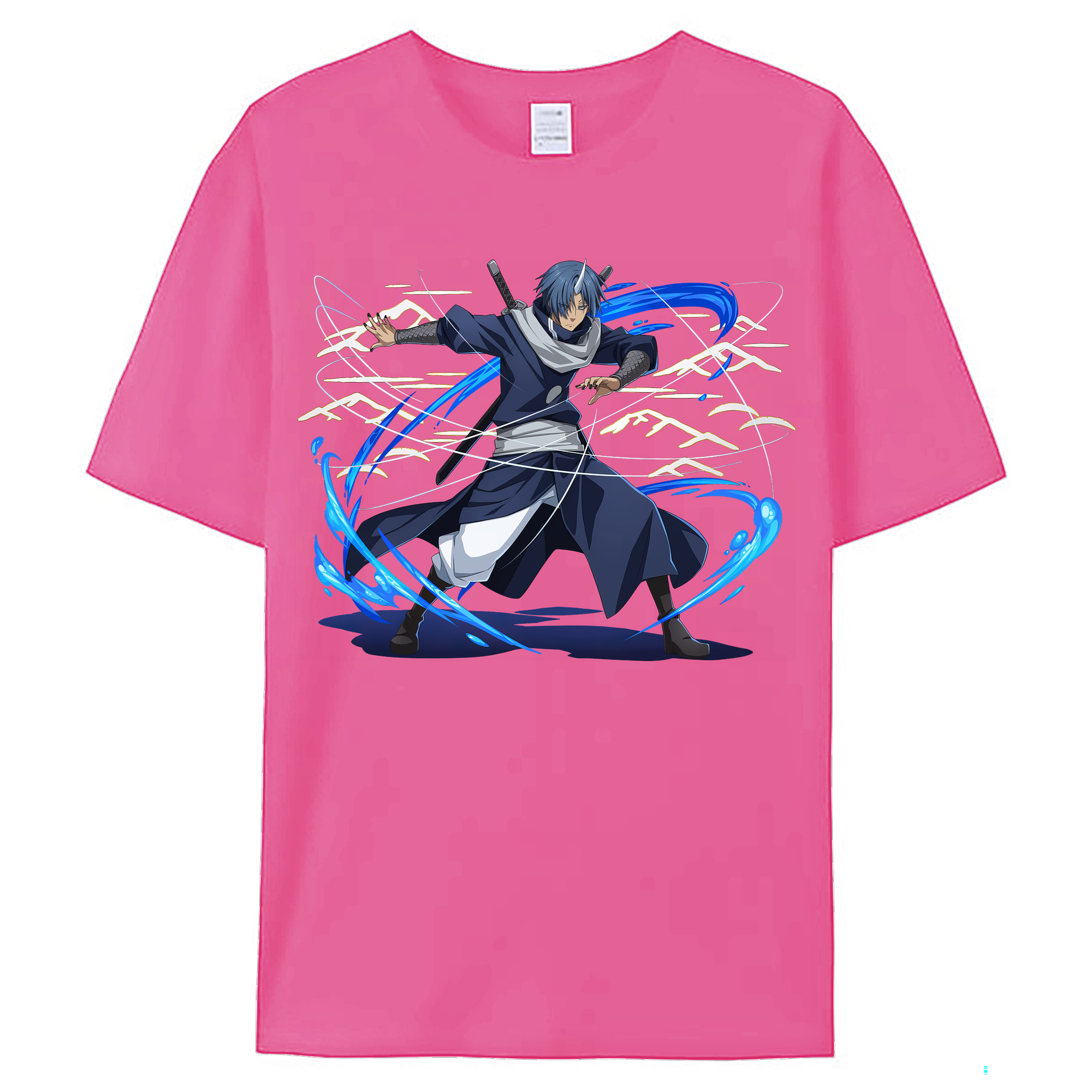 （画像用） 転スラ Regarding Reincarnated to Slime レディースカジュアルプリントTシャツ（綿100％）